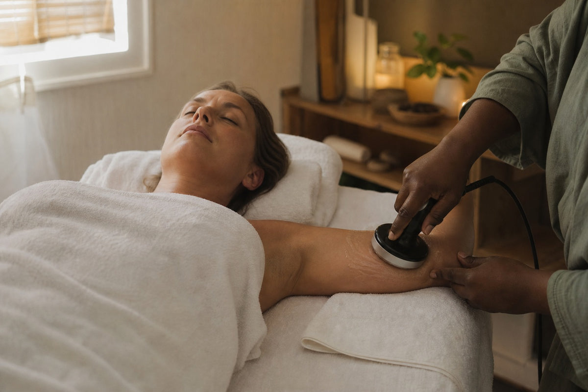 Illustration : lipocavitation sur le bras
