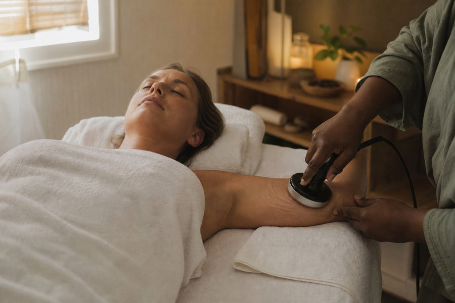 Illustration : lipocavitation sur le bras